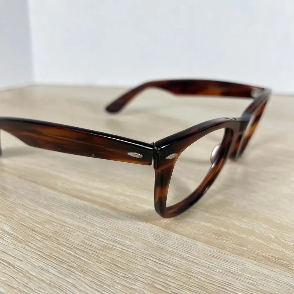 B&L Ray-Ban USA Wayfarer Sunglasses FRAMES ONLY Brown B&L 5024